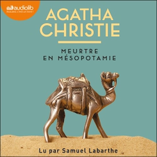 Couverture audiobook de Meurtre en Mésopotamie, de Agatha Christie