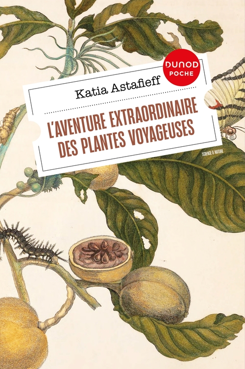 Couverture ebook de L'aventure extraordinaire des plantes voyageuses, de Katia Astafieff