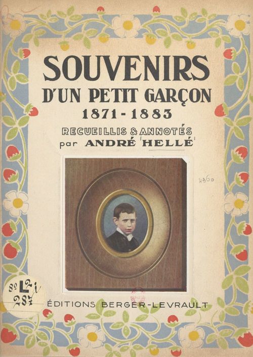 Couverture ebook de Souvenirs d'un petit garçon, 1871-1883, de Andre Helle