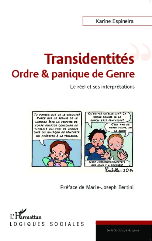 Couverture ebook de Transidentités : ordre & panique de Genre, de Karine Espineira