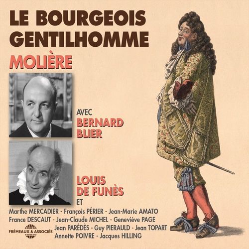Couverture audiobook de Le bourgeois gentilhomme, de Molière