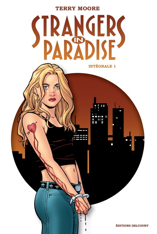 Couverture ebook de Strangers in Paradise Intégrale I, de Terry Moore
