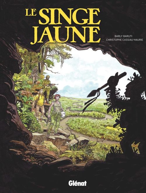 ebook cover of Le Singe jaune, by Christophe Cassiau-Haurie, Barly Baruti
