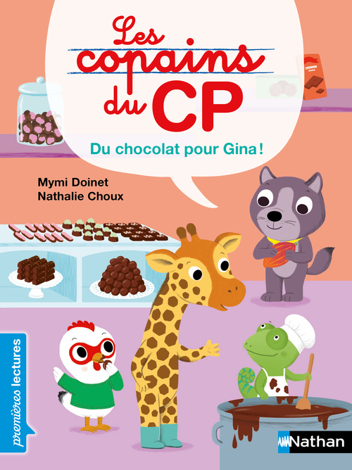 ebook cover of Les Copains du CP : Du chocolat pour Gina !, by Mymi Doinet