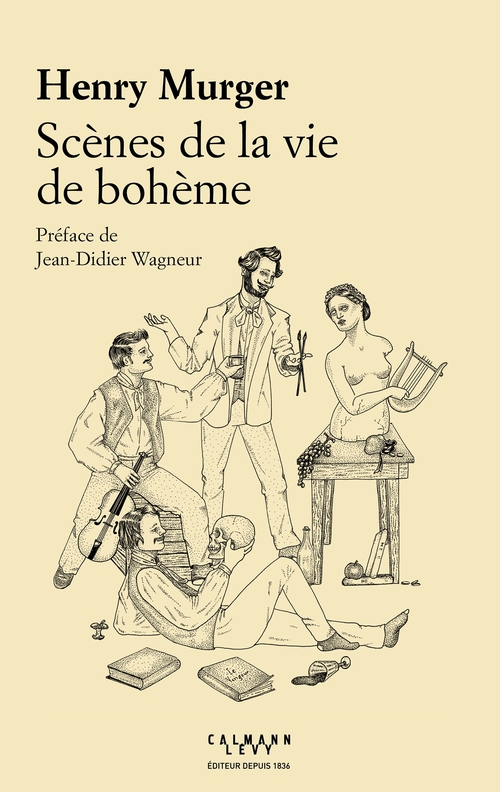 Couverture ebook de Scènes de la vie de bohème, de Henry Murger