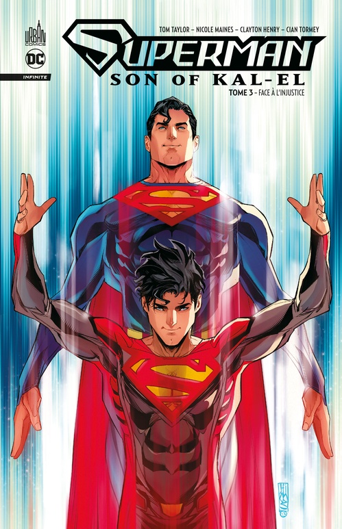 ebook cover of Superman Son of Kal El Infinite tome 3, by Tom Taylor