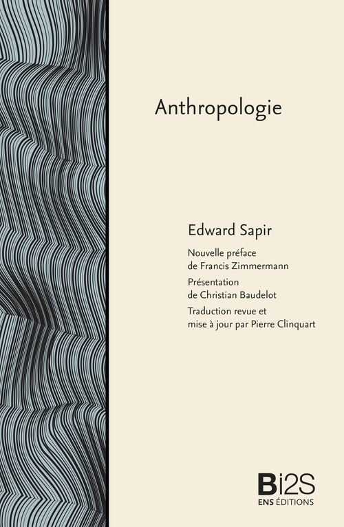 ebook cover of Anthropologie, by Edward Sapir