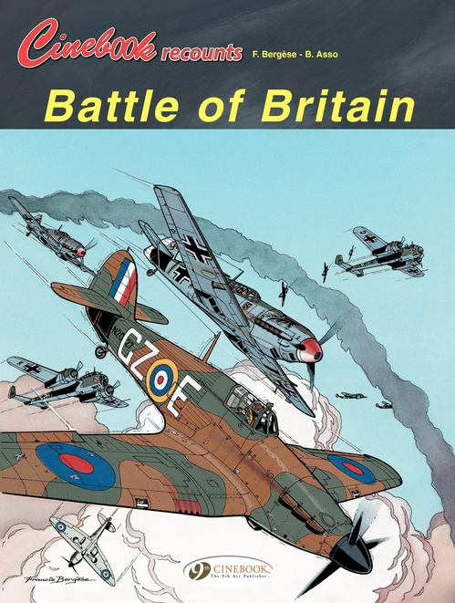 Couverture ebook de Cinebook Recounts - Volume 1 - Battle of Britain, de Asso Bernard, Francis Bergèse
