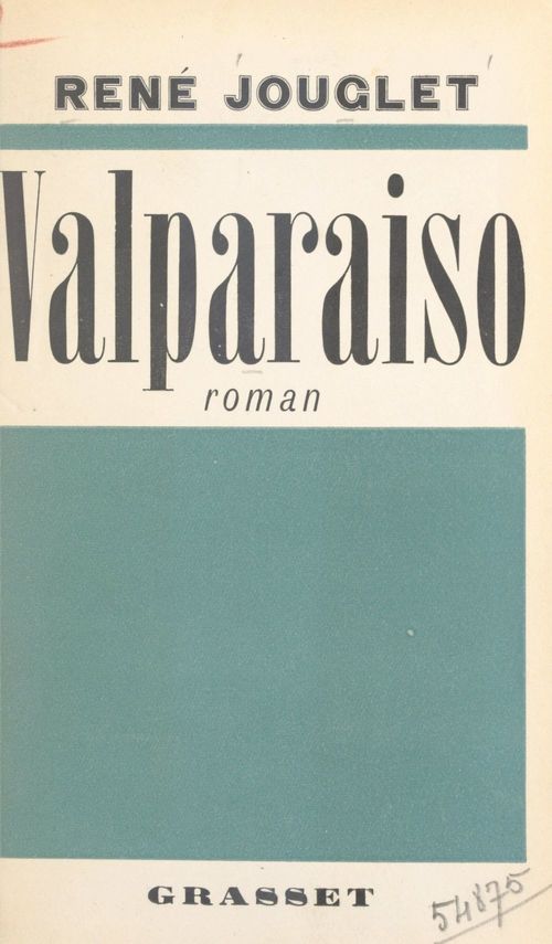 Couverture ebook de Valparaiso, de Rene Jouglet