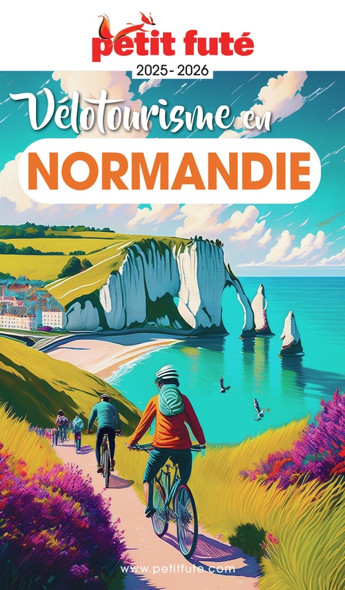 ebook cover of Guide Vélotourisme En Normandie 2025 Petit Futé, by Collectif