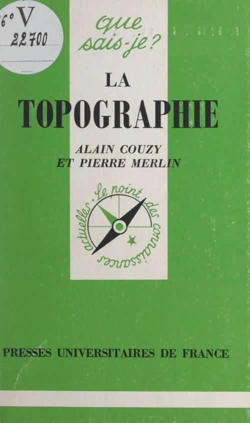 ebook cover of La topographie, by Alain Couzy, Pierre Merlin
