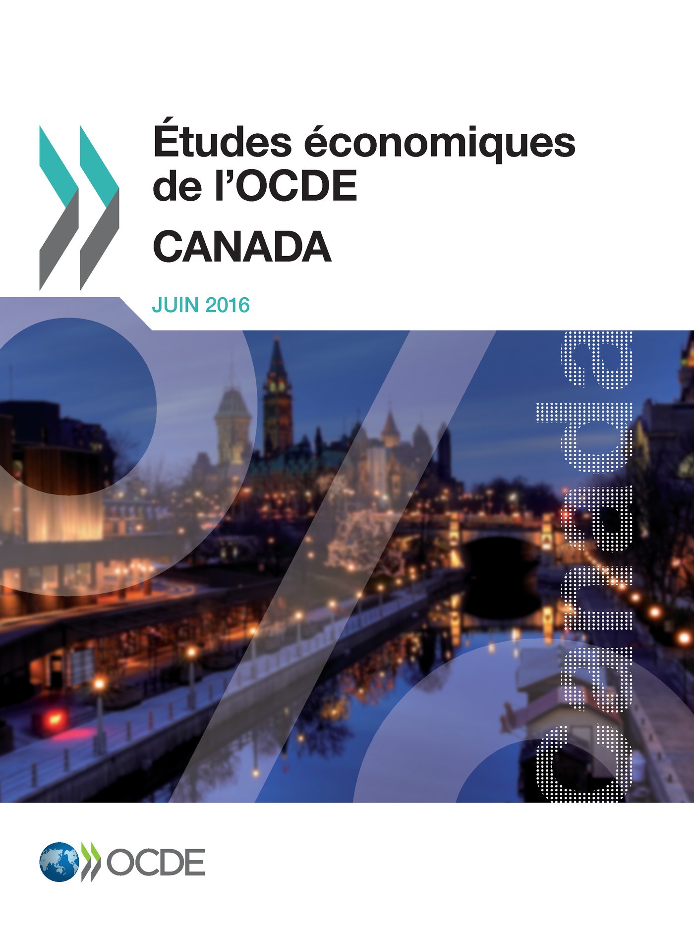 ebook cover of Études économiques de l'OCDE : Canada 2016, by Collectif