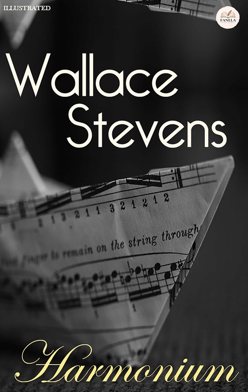 ebook cover of Harmonium. Illustrated, by Wallace Stevens