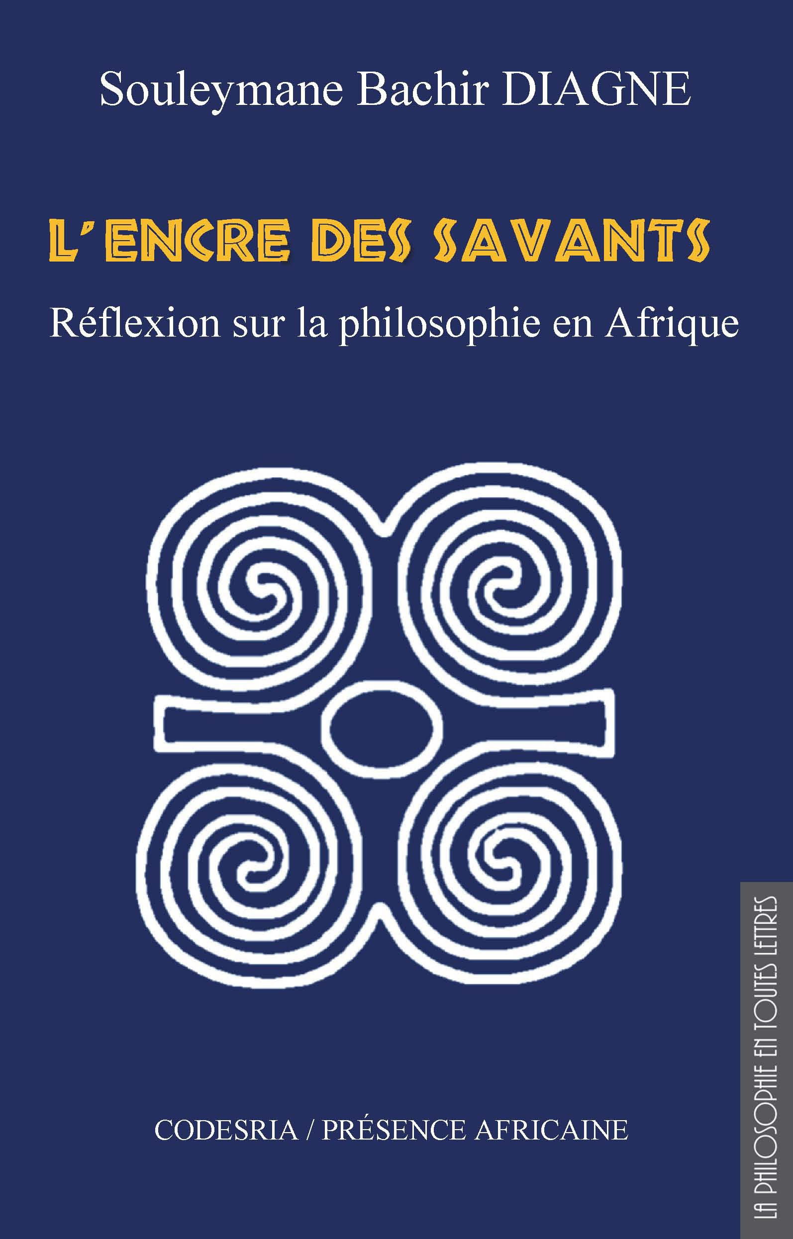 ebook cover of L'encre des savants, by Souleymane Bachir Diagne