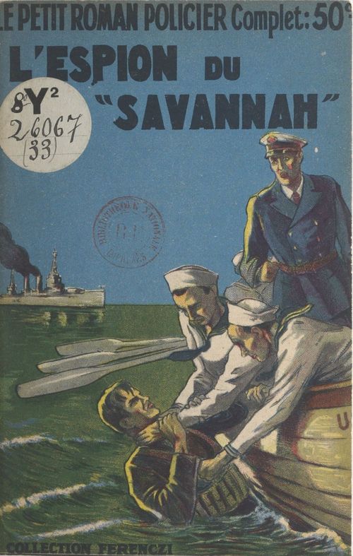 Couverture ebook de L'espion du Savannah, de Albert Bonneau