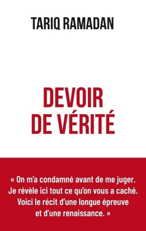ebook cover of Devoir de vérité, by Tariq Ramadan