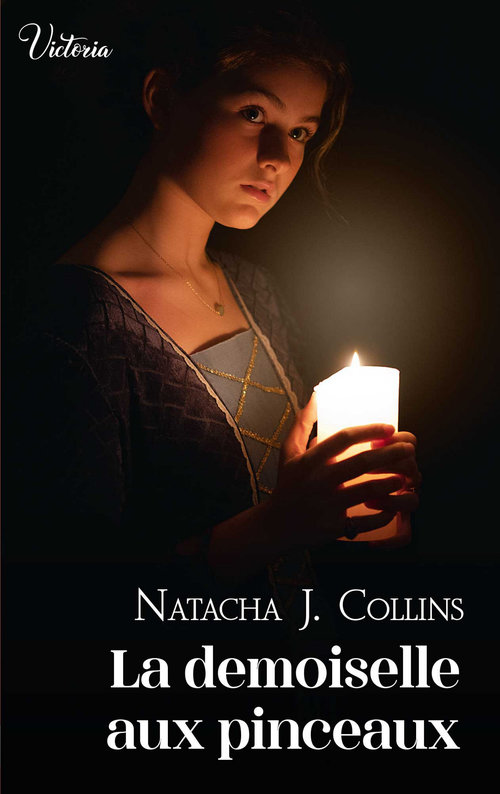 Couverture ebook de La demoiselle aux pinceaux, de Natacha J. Collins