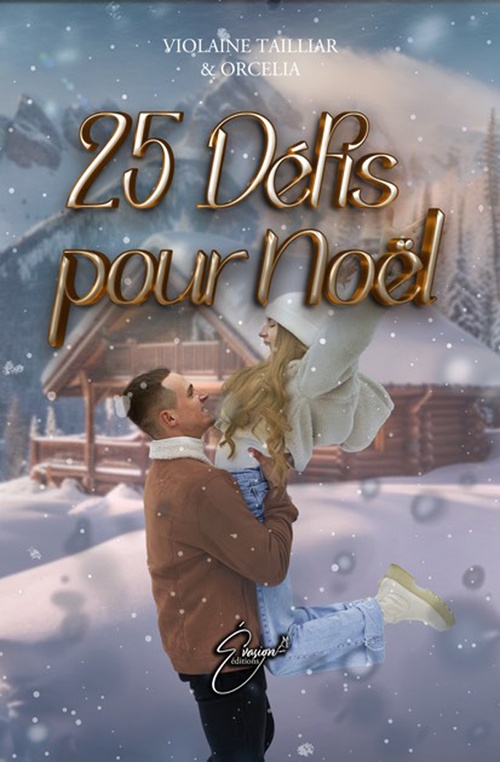 ebook cover of 25 défis pour Noël, by Orcelia, Violaine Tailliar