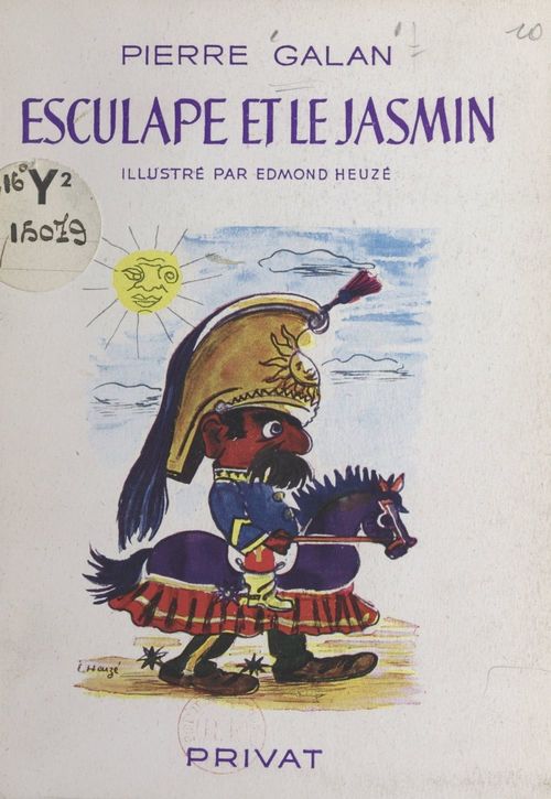 Couverture ebook de Esculape et le jasmin, de Pierre Galan