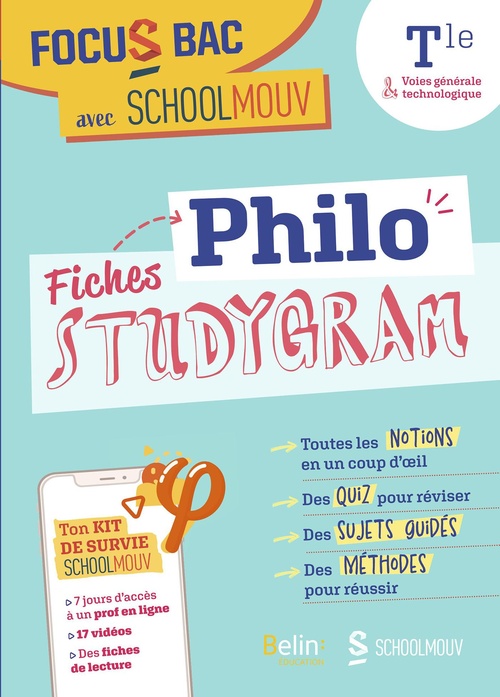 ebook cover of Focus BAC : Fiches Studygram Philo - Spécialité Terminale (Voies générale et technologique), by Antonin Lambert, Damien Simon