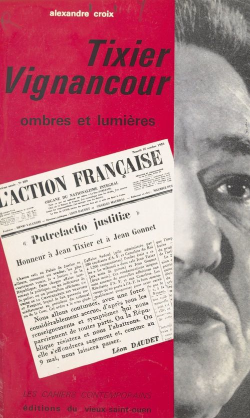 Couverture ebook de Tixier-Vignancour, de Alexandre Croix
