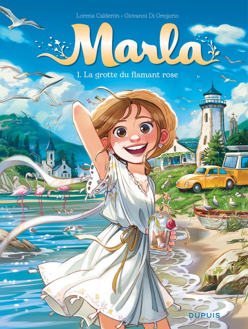 Couverture ebook de Marla - Tome 1 - La grotte du flamant rose, de Giovanni Di Gregorio