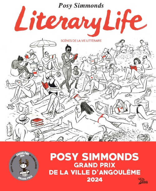 Couverture ebook de Literary Life. Scènes de la vie littéraire, de Posy Simmonds, Corinne Julve