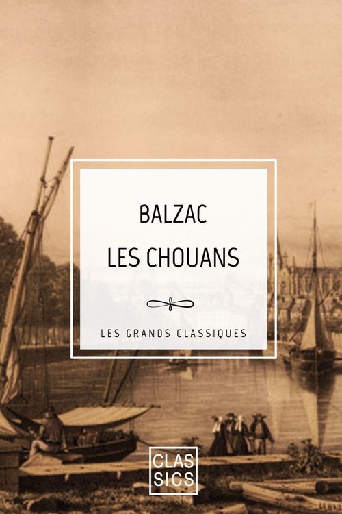 ebook cover of Les Chouans, by Honoré de Balzac