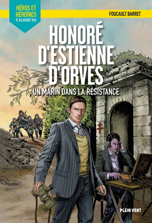 Couverture ebook de Honoré d'Estienne d'Orves - Un marin dans la Résistance, de Foucault Barret