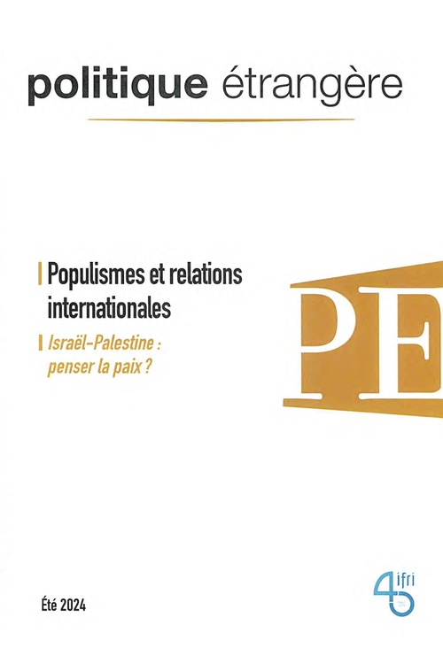 Couverture ebook de Populismes et relations internationales, de Collectif