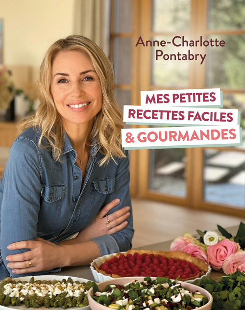 Couverture ebook de Mes petites recettes faciles & gourmandes, de Anne-Charlotte Pontabry