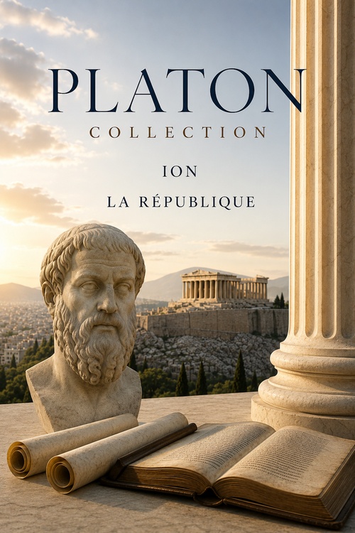 Couverture ebook de Ion - La République (livre X, 595a - 608b) - Prépas scientifiques 2026-2027 - Édition prescrite - Français-philosophie - Dossier « Les arcanes de la création  », de Platon