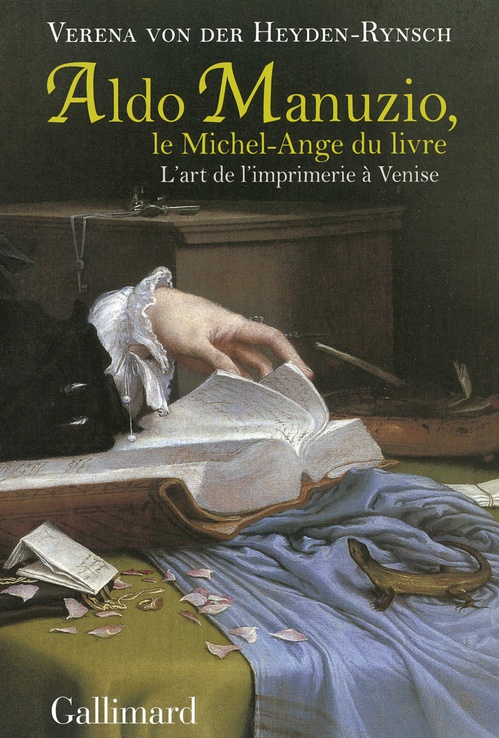 Couverture ebook de Aldo Manuzio, le Michel-Ange du livre, de Verena Von der heyden-rynsch