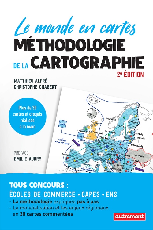Couverture ebook de Méthodologie de la cartographie, de Matthieu Alfré, Christophe Chabert