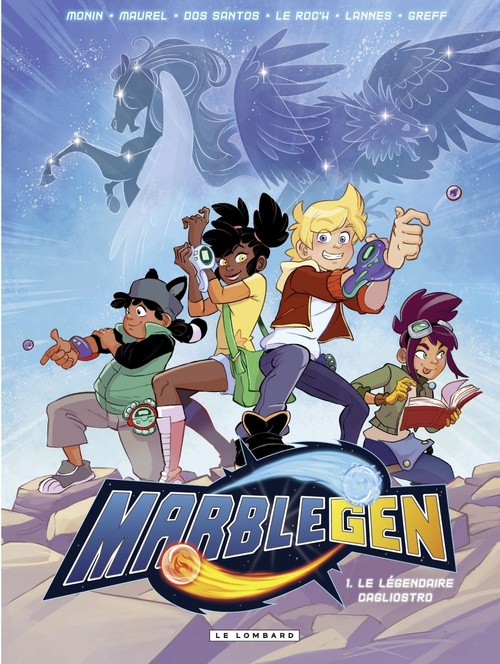 Couverture ebook de Marblegen - tome 1 - Le légendaire Cagliostro, de Collectif, Antoine Maurel, Sylvain Dos Santos, Noë Monin