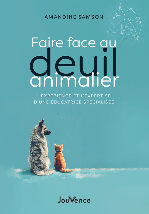 Couverture ebook de Faire face au deuil animalier, de Amandine Samson