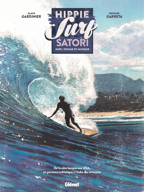 Couverture ebook de Hippie Surf Satori, de Renaud Garreta