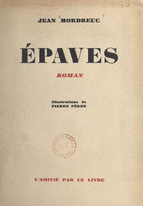 ebook cover of Épaves, by Jean Mordreuc