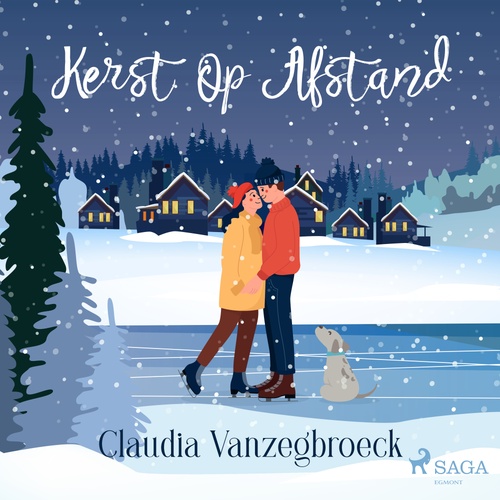 audiobook cover of Kerst op afstand, by Claudia Vanzegbroeck