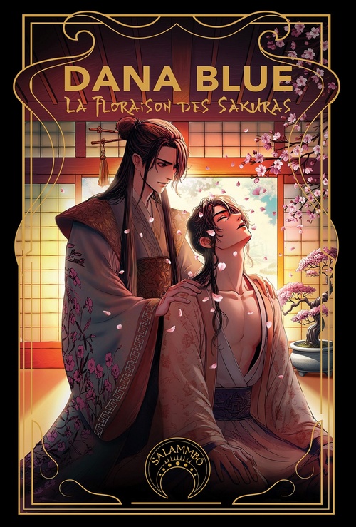 ebook cover of La floraison des sakuras, by Dana Blue