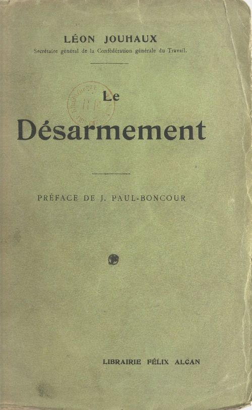 ebook cover of Le désarmement, by Leon Jouhaux