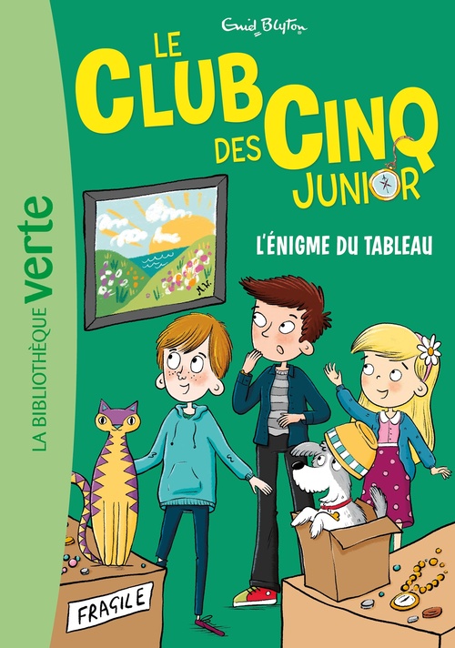 ebook cover of Le Club des Cinq Junior 17 - L'énigme du tableau, by Enid Blyton