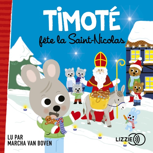 Couverture audiobook de Timoté fête la Saint-Nicolas, de Emmanuelle Massonaud