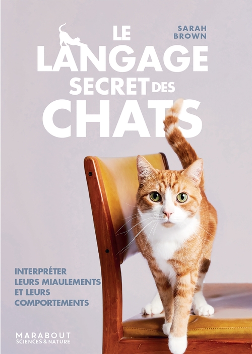 Couverture ebook de Le langage secret des chats, de Sarah Brown