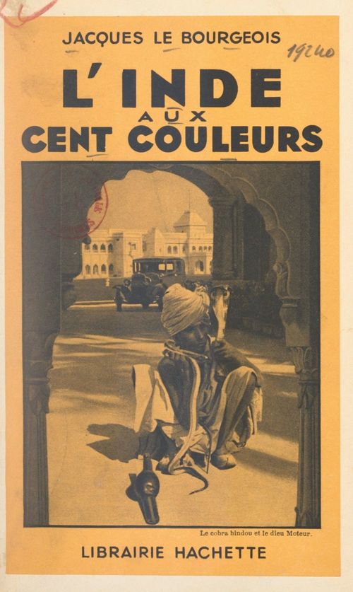 ebook cover of L'Inde aux cent couleurs, by Jacques Le Bourgeois
