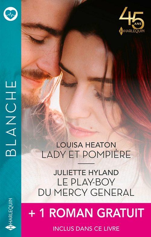 Couverture ebook de Lady et pompière - Le play-boy du Mercy General + 1 roman gratuit, de Nikki Benjamin, Louisa Heaton, Juliette Hyland