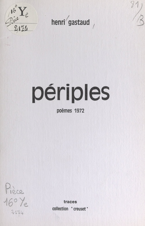 ebook cover of Périples, by Henri Gastaud