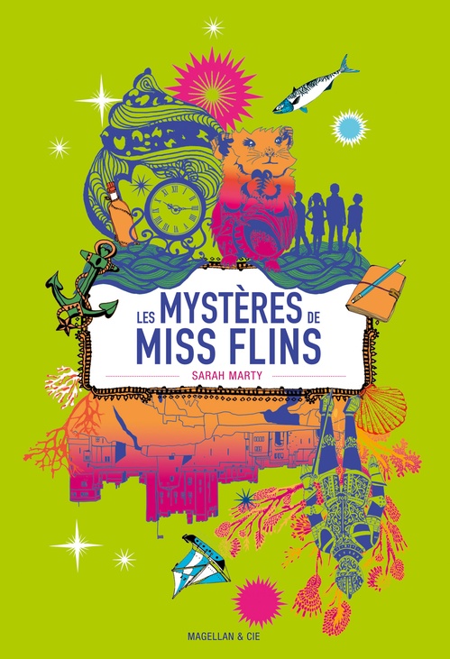 ebook cover of Les mystères de Miss Flins, by Marty Sarah