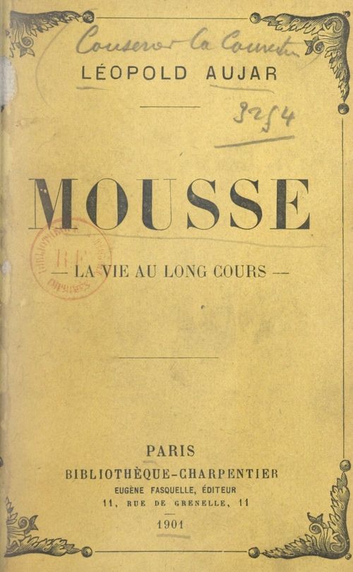 ebook cover of Mousse, by Leopold Aujar