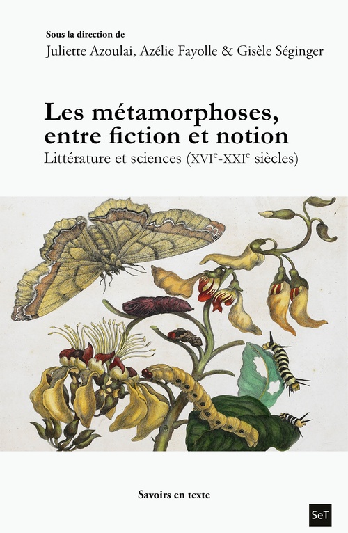 ebook cover of Les métamorphoses, entre fiction et notion, by